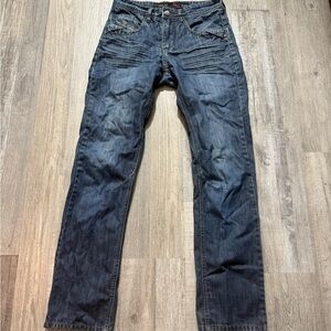 21men Blue Straight Leg Jeans Classic Denim